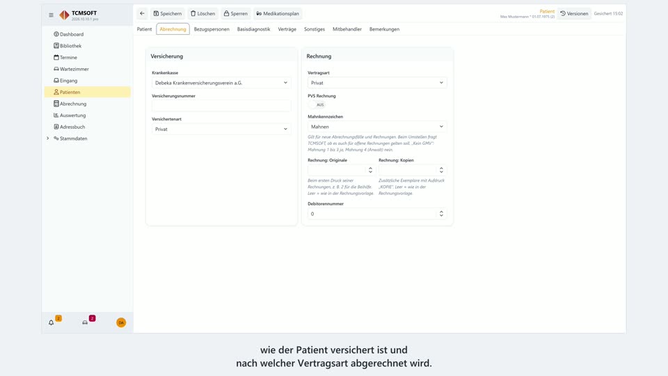 Video 13: Patientendaten pflegen