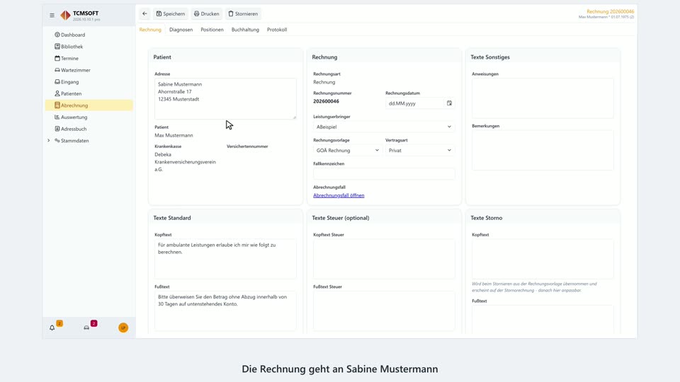 Video 25: Eine Rechnung prüfen und bearbeiten