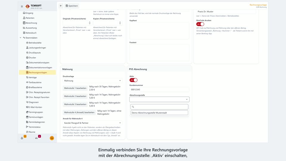 Video 28: Übergabe an eine PAD-Abrechnungsstelle